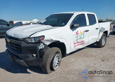 2025 Chevrolet Colorado 2Wd Wt z USA, uszkodzony, nr VIN 1GCPSBEK5S1168924